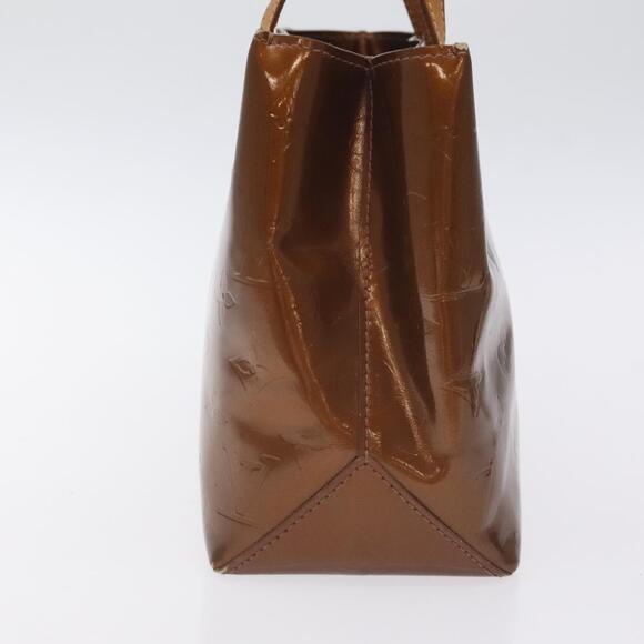 LOUIS VUITTON Monogram Vernis Reade PM Hand Bag Bronze M91146 - Picture 4 of 12